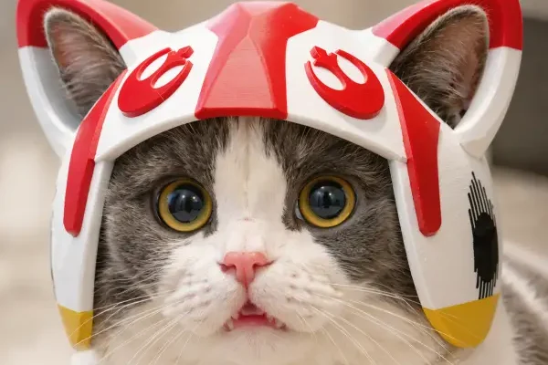 sparxx i8 pilot kedi kaskı baskısı